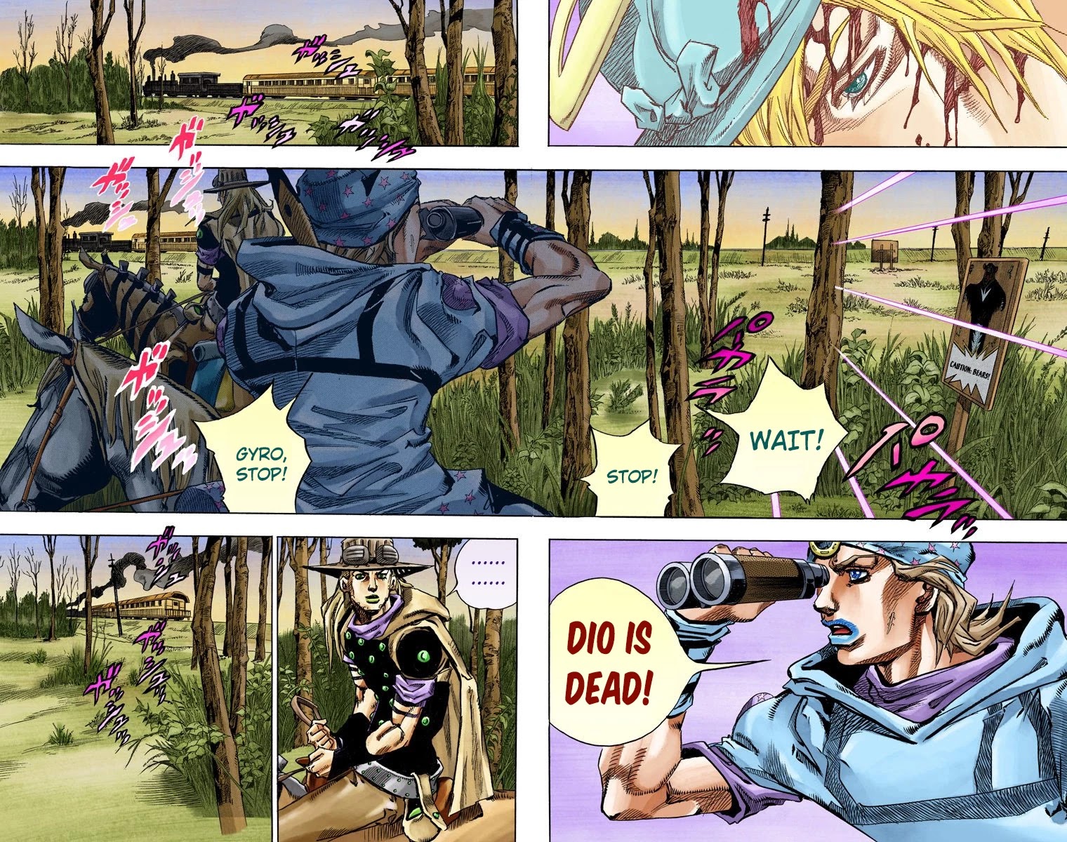 JoJo's Bizarre Adventure Part 7 - Steel Ball Run (Official Colored) Chapter 76 page 11 - Chapter 76: D4C Part 9