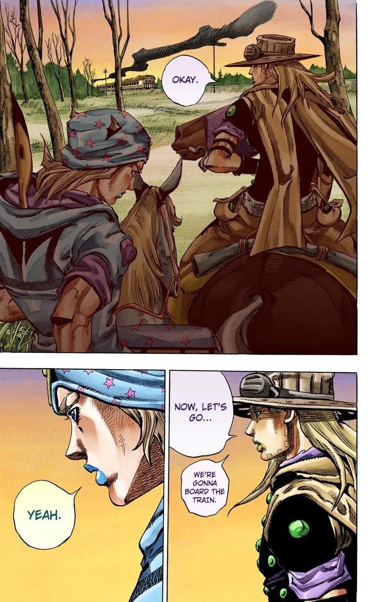 JoJo's Bizarre Adventure Part 7 - Steel Ball Run (Official Colored) Chapter 76 page 17 - Chapter 76: D4C Part 9