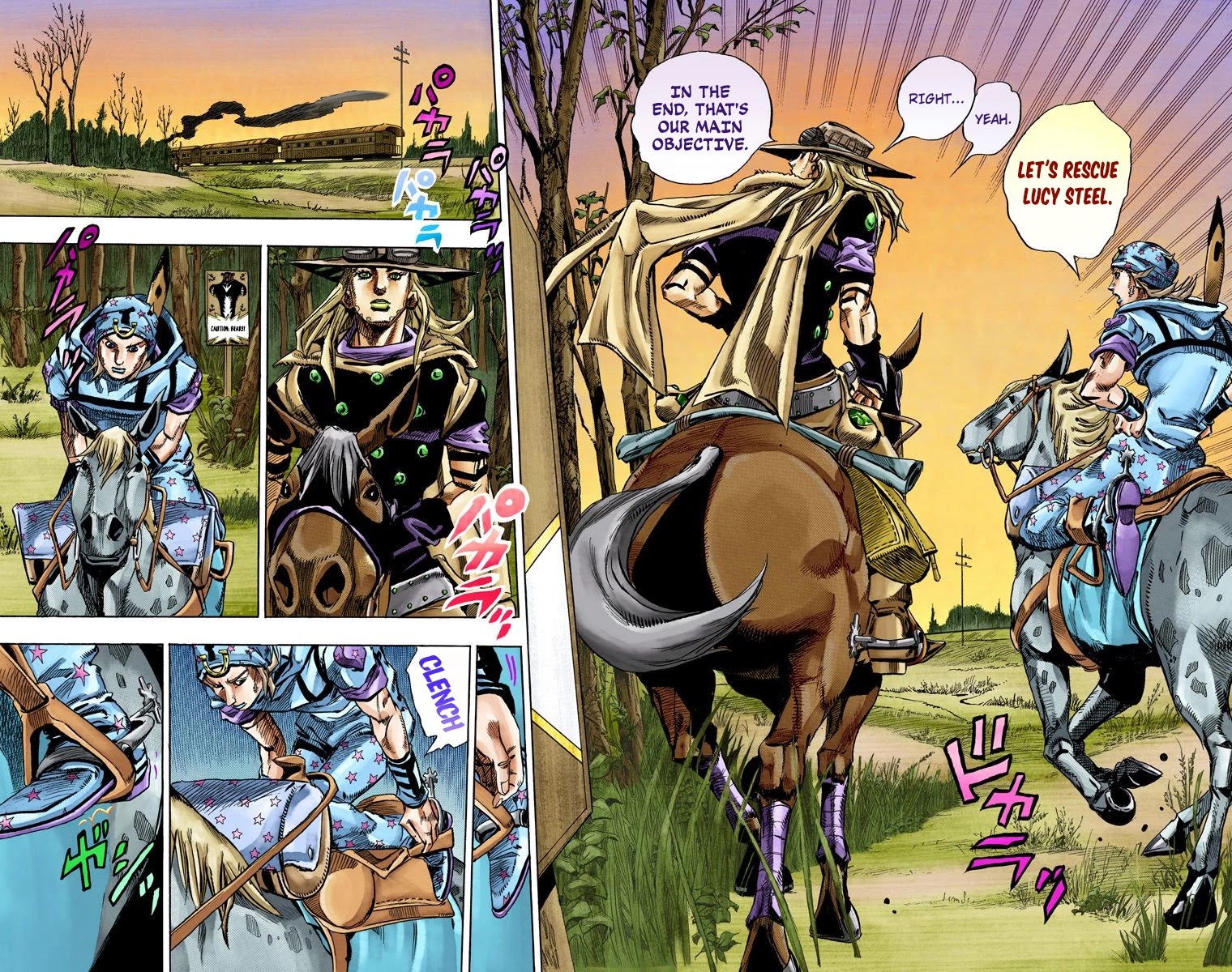 JoJo's Bizarre Adventure Part 7 - Steel Ball Run (Official Colored) Chapter 76 page 18 - Chapter 76: D4C Part 9