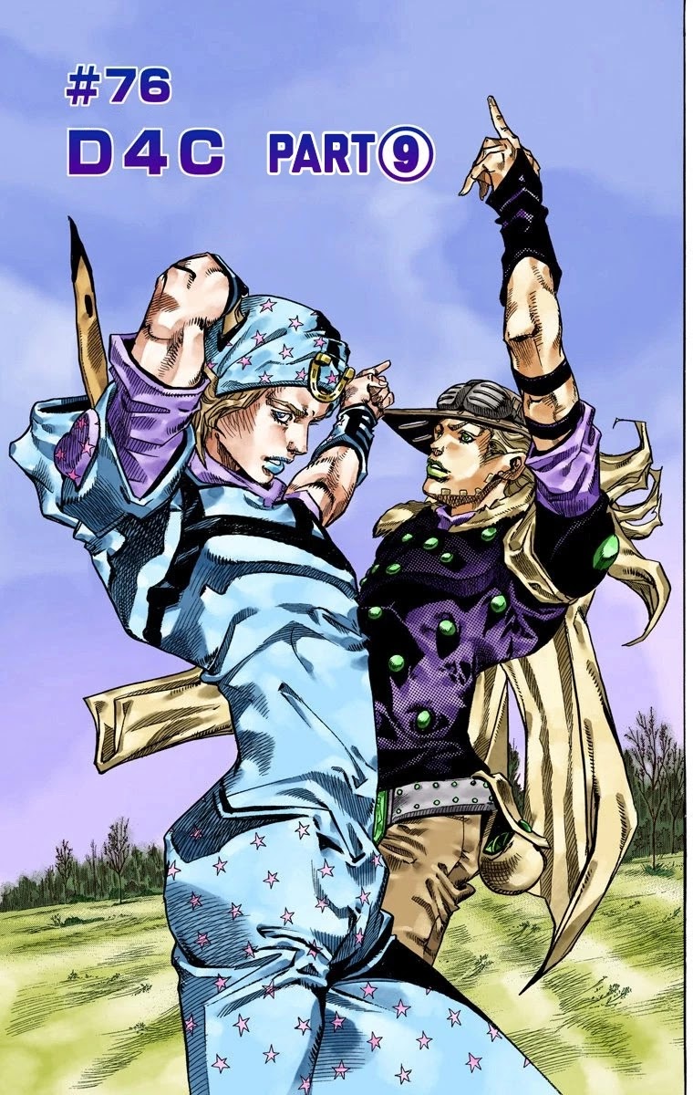 JoJo's Bizarre Adventure Part 7 - Steel Ball Run (Official Colored) Chapter 76 page 2 - Chapter 76: D4C Part 9