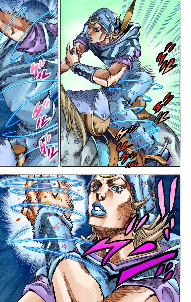 JoJo's Bizarre Adventure Part 7 - Steel Ball Run (Official Colored) Chapter 76 page 20 - Chapter 76: D4C Part 9