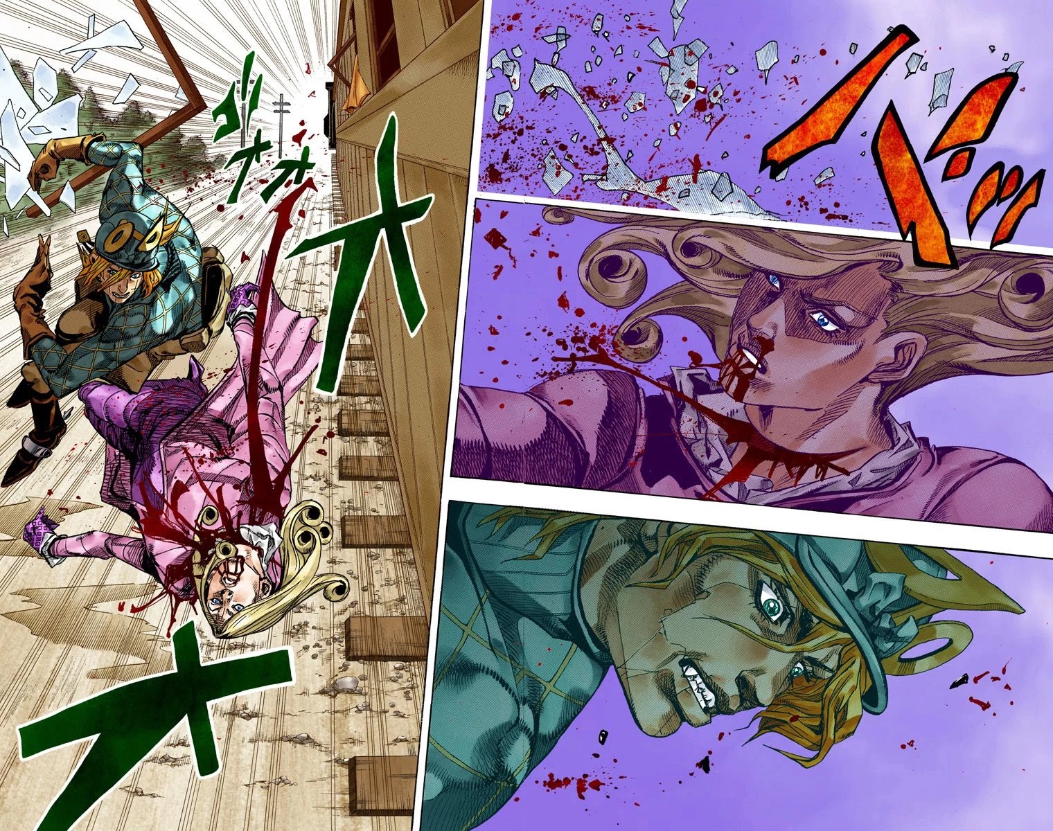 JoJo's Bizarre Adventure Part 7 - Steel Ball Run (Official Colored) Chapter 76 page 3 - Chapter 76: D4C Part 9