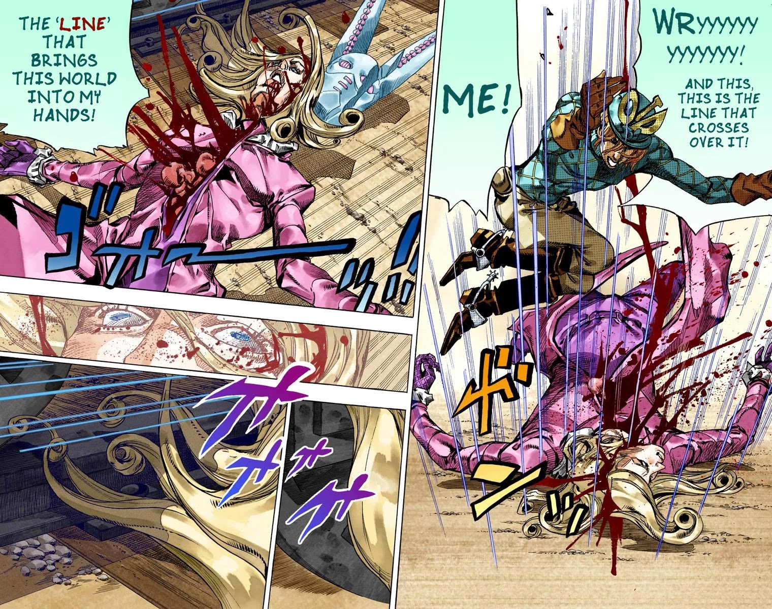 JoJo's Bizarre Adventure Part 7 - Steel Ball Run (Official Colored) Chapter 76 page 6 - Chapter 76: D4C Part 9