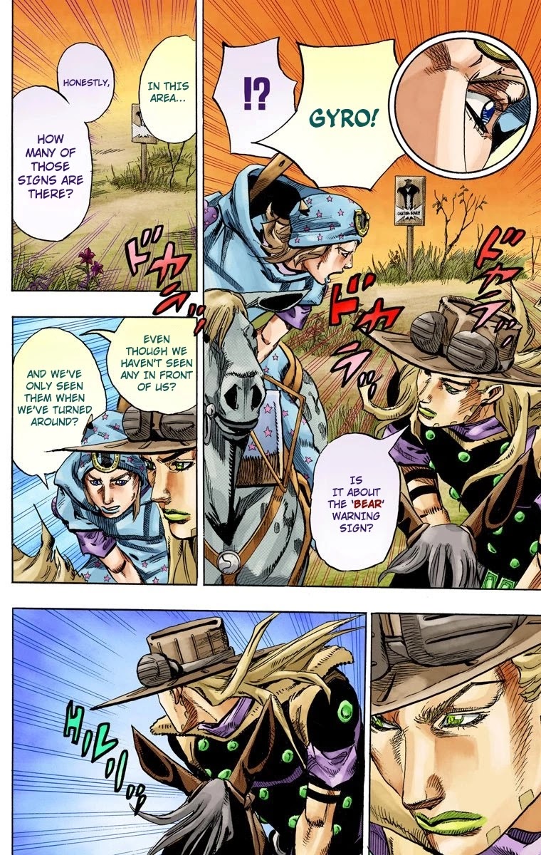 JoJo's Bizarre Adventure Part 7 - Steel Ball Run (Official Colored) Chapter 77 page 13 - Chapter 77: D4C Part 10