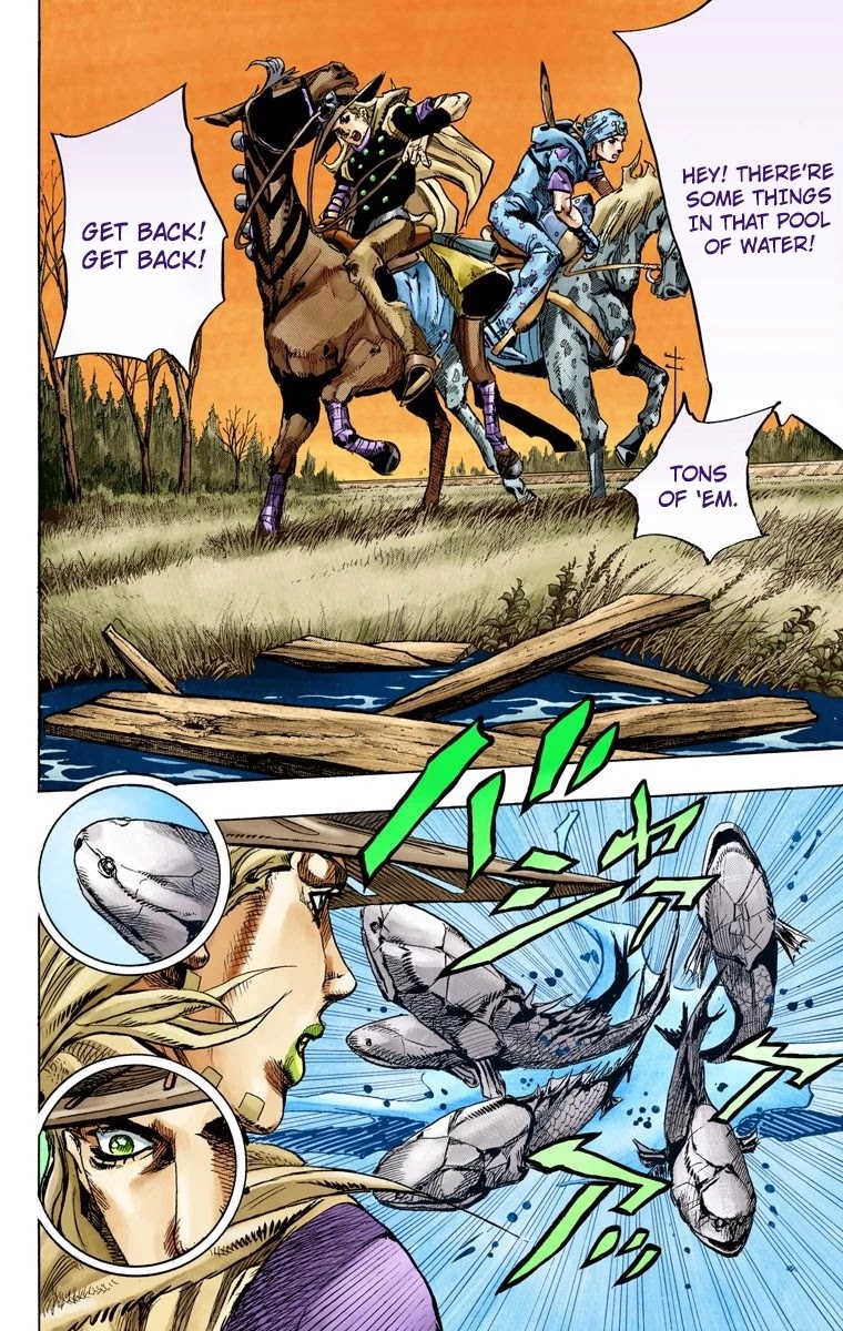 JoJo's Bizarre Adventure Part 7 - Steel Ball Run (Official Colored) Chapter 77 page 20 - Chapter 77: D4C Part 10