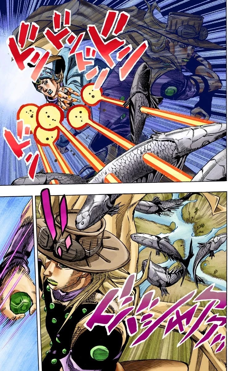 JoJo's Bizarre Adventure Part 7 - Steel Ball Run (Official Colored) Chapter 77 page 21 - Chapter 77: D4C Part 10