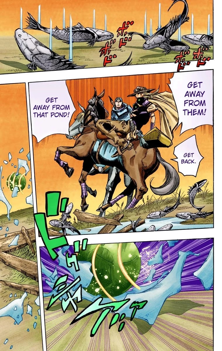 JoJo's Bizarre Adventure Part 7 - Steel Ball Run (Official Colored) Chapter 77 page 23 - Chapter 77: D4C Part 10