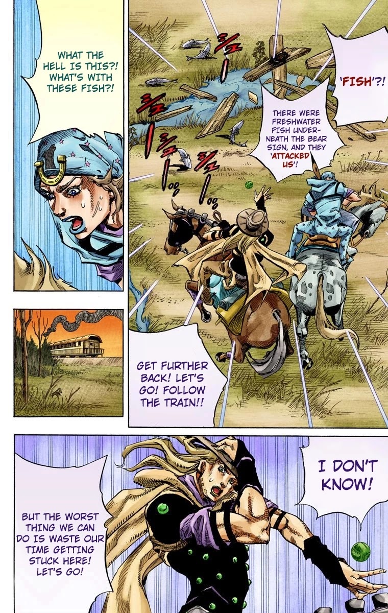 JoJo's Bizarre Adventure Part 7 - Steel Ball Run (Official Colored) Chapter 77 page 24 - Chapter 77: D4C Part 10