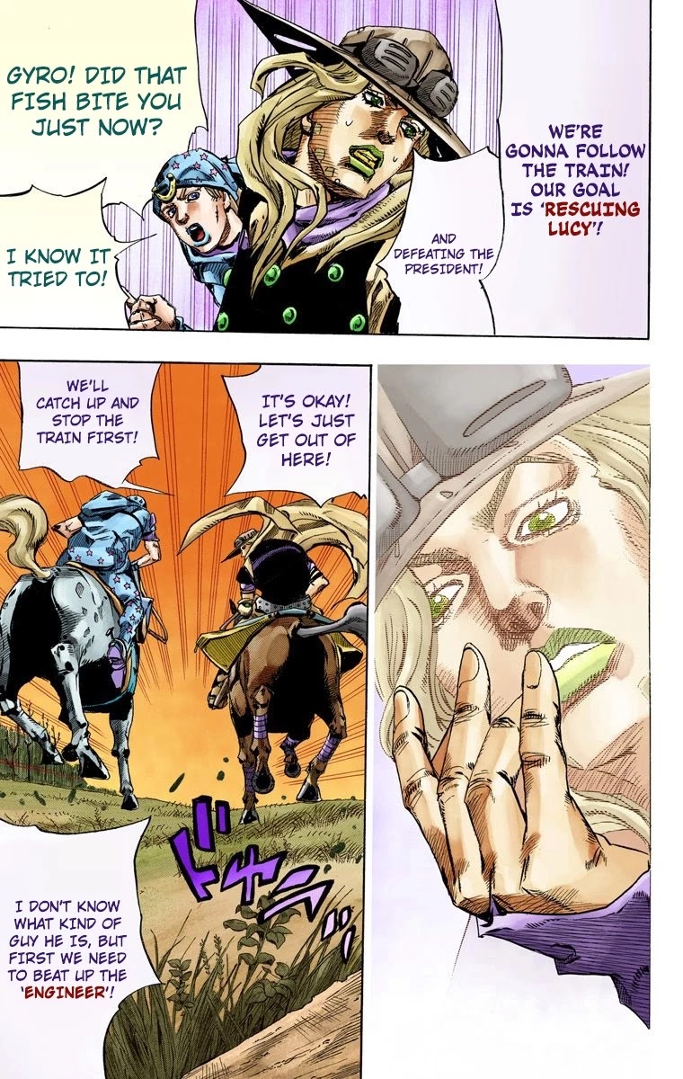 JoJo's Bizarre Adventure Part 7 - Steel Ball Run (Official Colored) Chapter 77 page 25 - Chapter 77: D4C Part 10