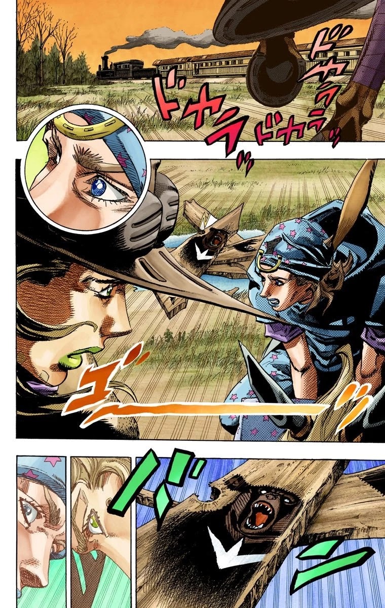 JoJo's Bizarre Adventure Part 7 - Steel Ball Run (Official Colored) Chapter 77 page 26 - Chapter 77: D4C Part 10