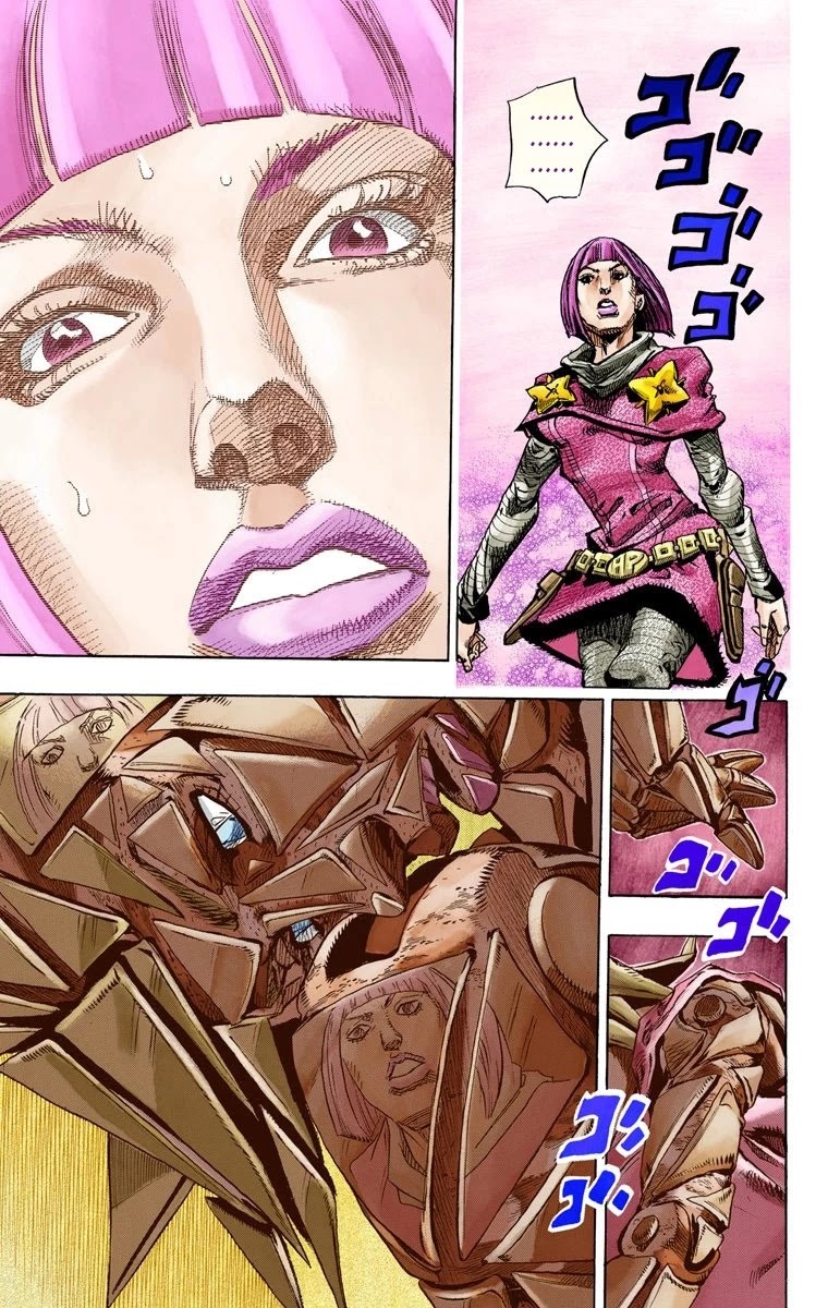 JoJo's Bizarre Adventure Part 7 - Steel Ball Run (Official Colored) Chapter 77 page 27 - Chapter 77: D4C Part 10