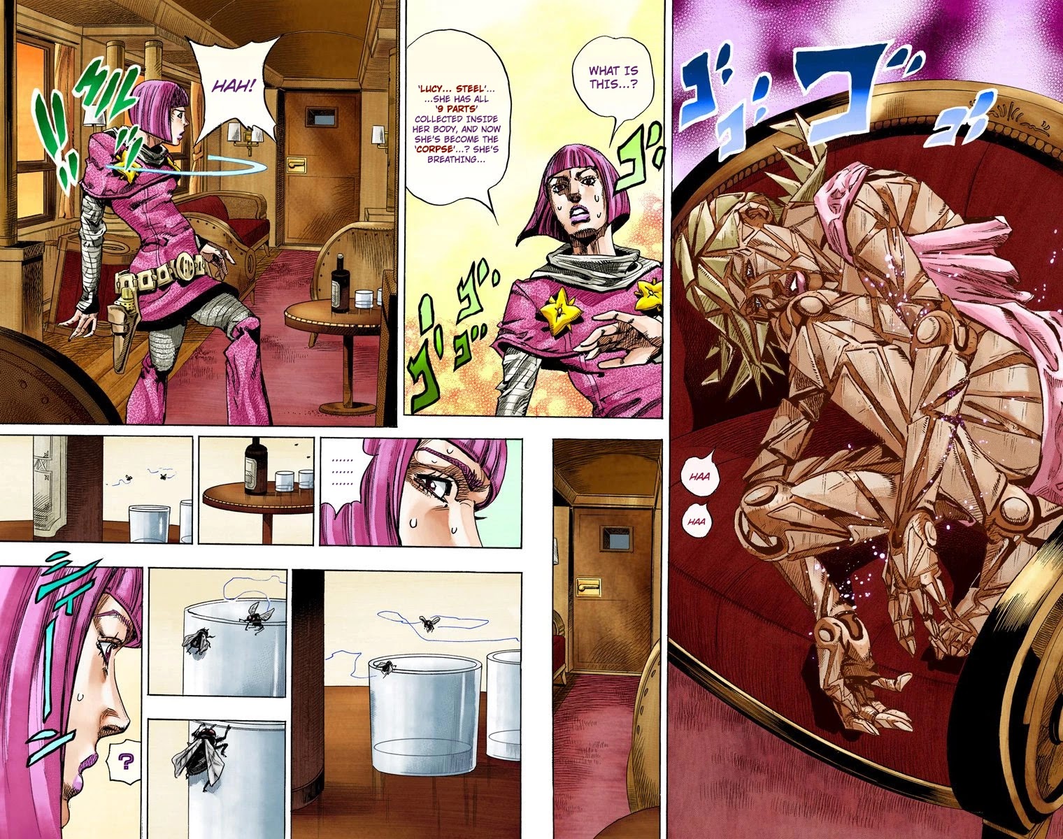 JoJo's Bizarre Adventure Part 7 - Steel Ball Run (Official Colored) Chapter 77 page 28 - Chapter 77: D4C Part 10