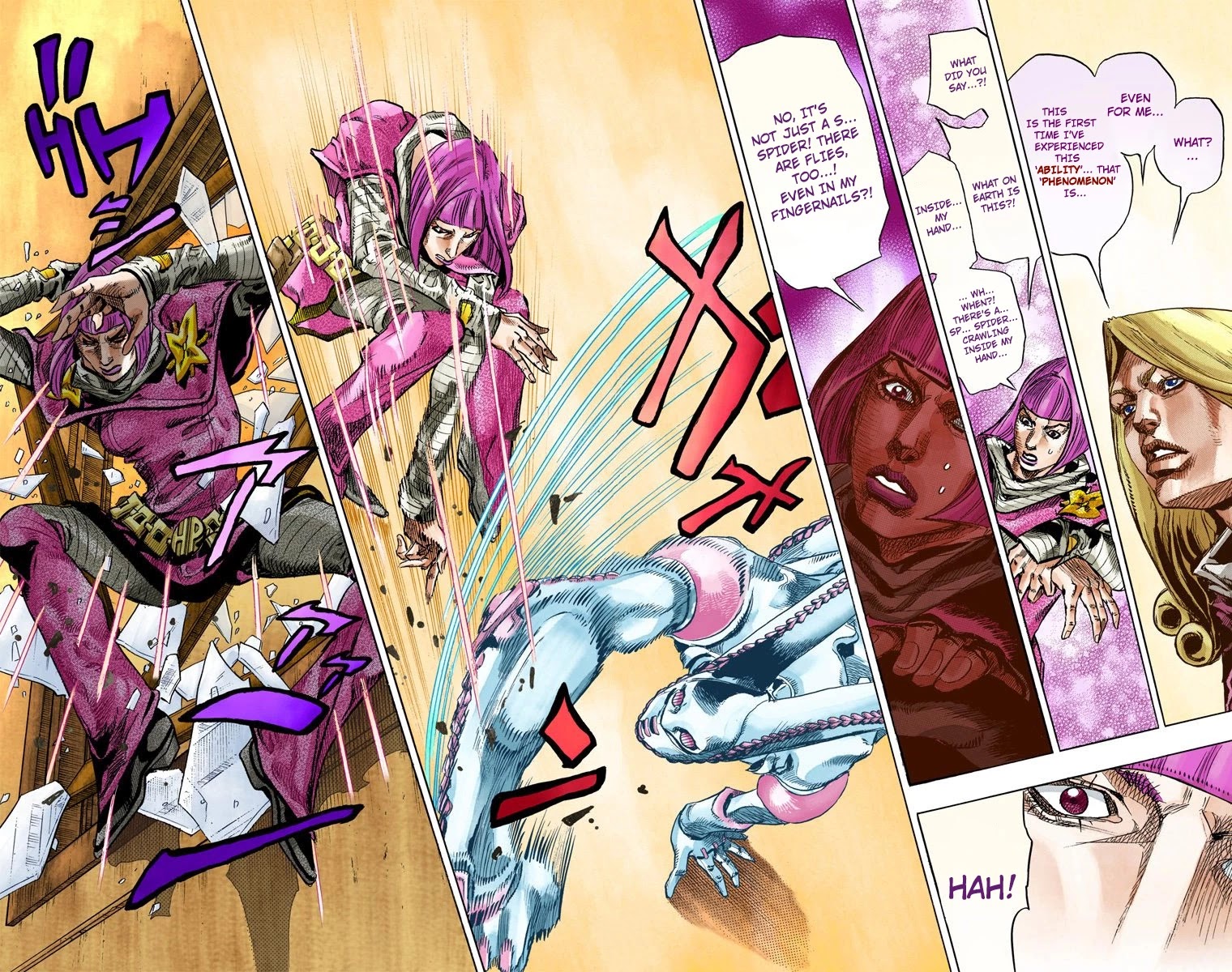 JoJo's Bizarre Adventure Part 7 - Steel Ball Run (Official Colored) Chapter 77 page 35 - Chapter 77: D4C Part 10