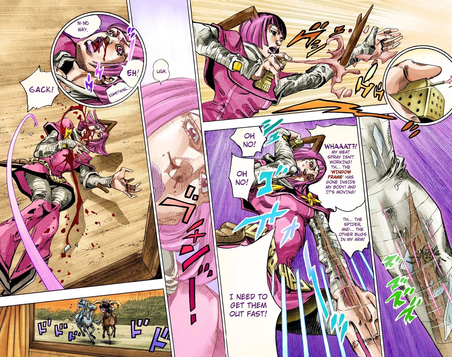 JoJo's Bizarre Adventure Part 7 - Steel Ball Run (Official Colored) Chapter 77 page 39 - Chapter 77: D4C Part 10