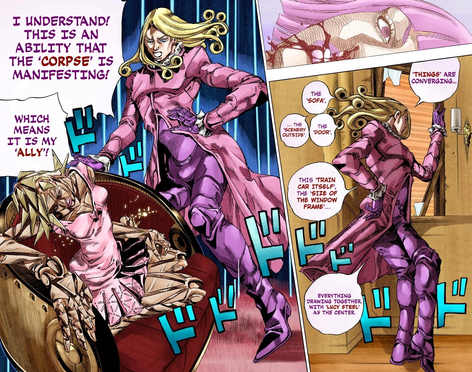 JoJo's Bizarre Adventure Part 7 - Steel Ball Run (Official Colored) Chapter 77 page 40 - Chapter 77: D4C Part 10