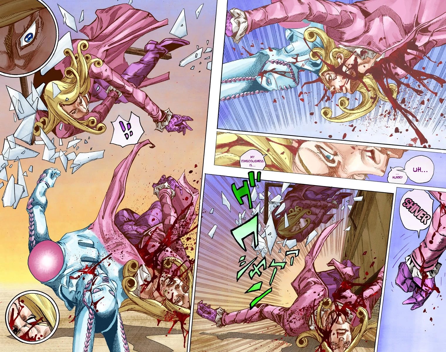 JoJo's Bizarre Adventure Part 7 - Steel Ball Run (Official Colored) Chapter 77 page 5 - Chapter 77: D4C Part 10