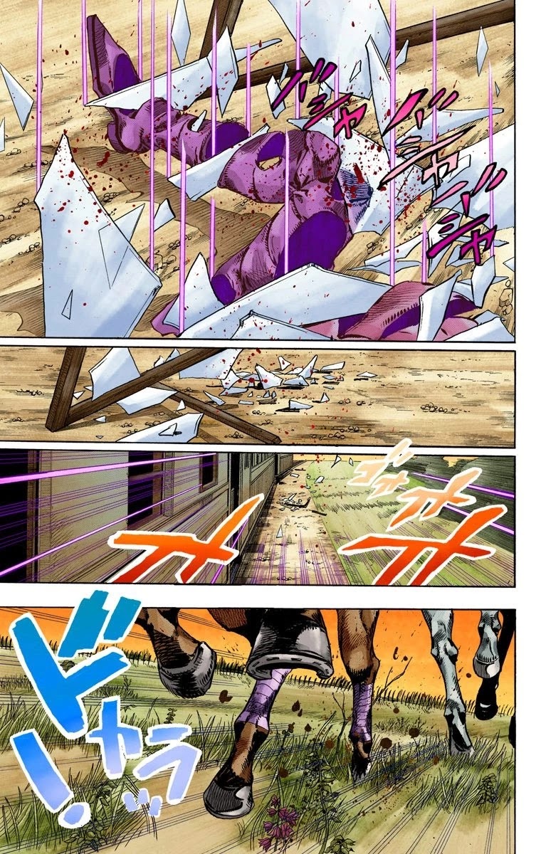 JoJo's Bizarre Adventure Part 7 - Steel Ball Run (Official Colored) Chapter 77 page 9 - Chapter 77: D4C Part 10