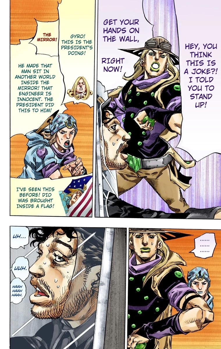 JoJo's Bizarre Adventure Part 7 - Steel Ball Run (Official Colored) Chapter 78 page 13 - Chapter 78: D4C Part 11 -Love Train-