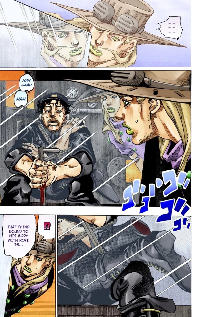 JoJo's Bizarre Adventure Part 7 - Steel Ball Run (Official Colored) Chapter 78 page 14 - Chapter 78: D4C Part 11 -Love Train-