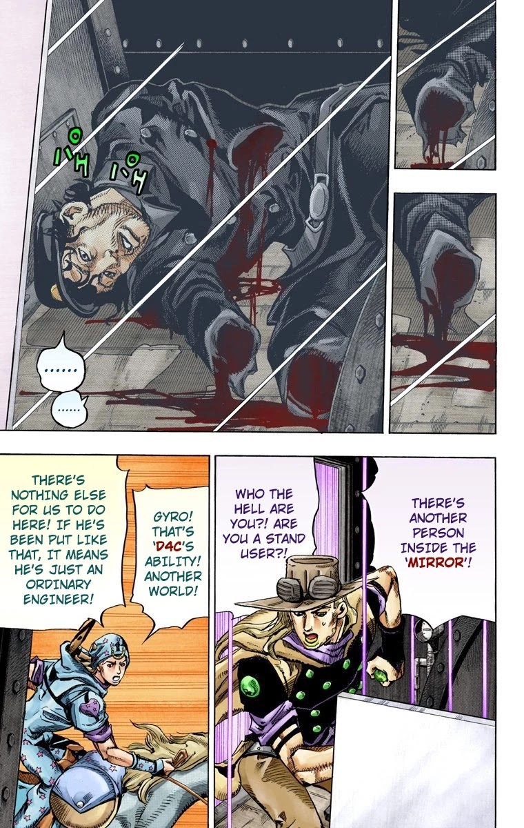 JoJo's Bizarre Adventure Part 7 - Steel Ball Run (Official Colored) Chapter 78 page 16 - Chapter 78: D4C Part 11 -Love Train-