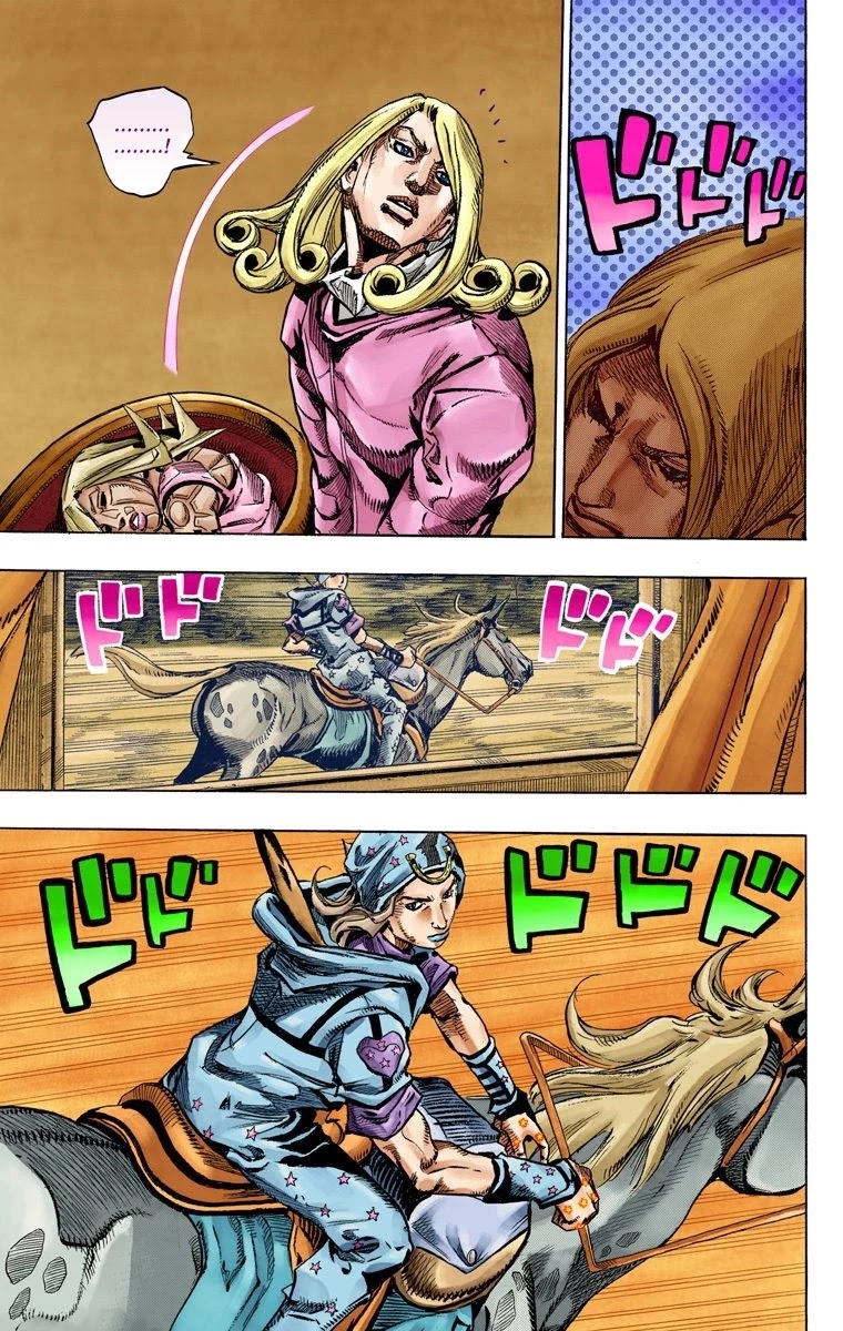 JoJo's Bizarre Adventure Part 7 - Steel Ball Run (Official Colored) Chapter 78 page 22 - Chapter 78: D4C Part 11 -Love Train-