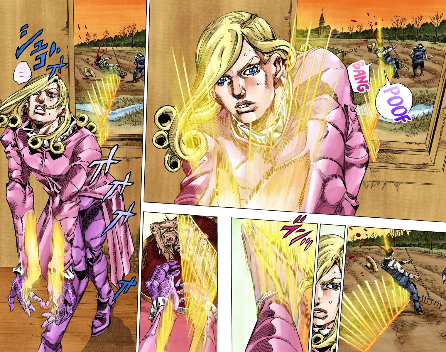 JoJo's Bizarre Adventure Part 7 - Steel Ball Run (Official Colored) Chapter 78 page 33 - Chapter 78: D4C Part 11 -Love Train-