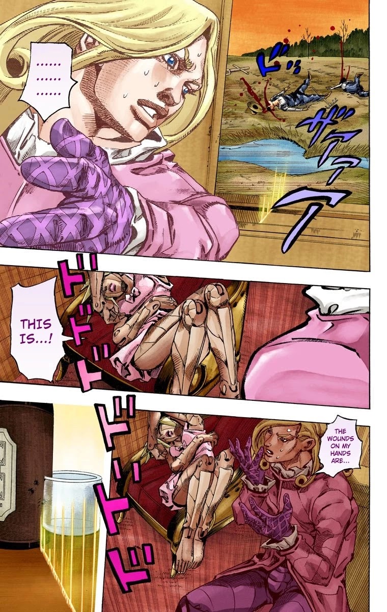 JoJo's Bizarre Adventure Part 7 - Steel Ball Run (Official Colored) Chapter 78 page 35 - Chapter 78: D4C Part 11 -Love Train-