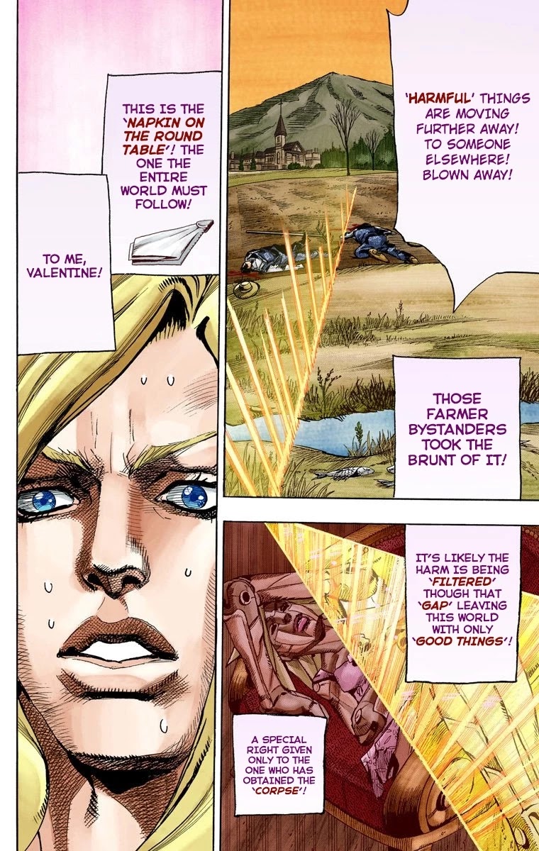 JoJo's Bizarre Adventure Part 7 - Steel Ball Run (Official Colored) Chapter 78 page 38 - Chapter 78: D4C Part 11 -Love Train-