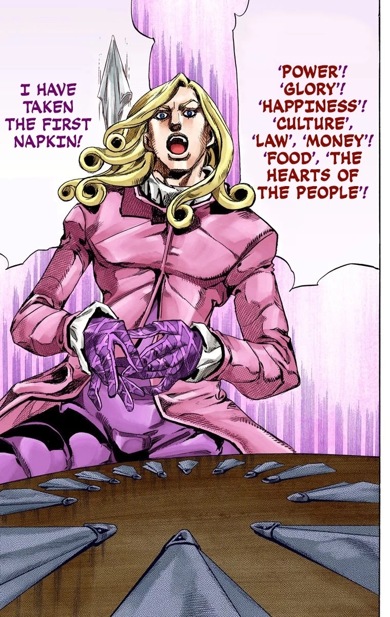 JoJo's Bizarre Adventure Part 7 - Steel Ball Run (Official Colored) Chapter 78 page 39 - Chapter 78: D4C Part 11 -Love Train-