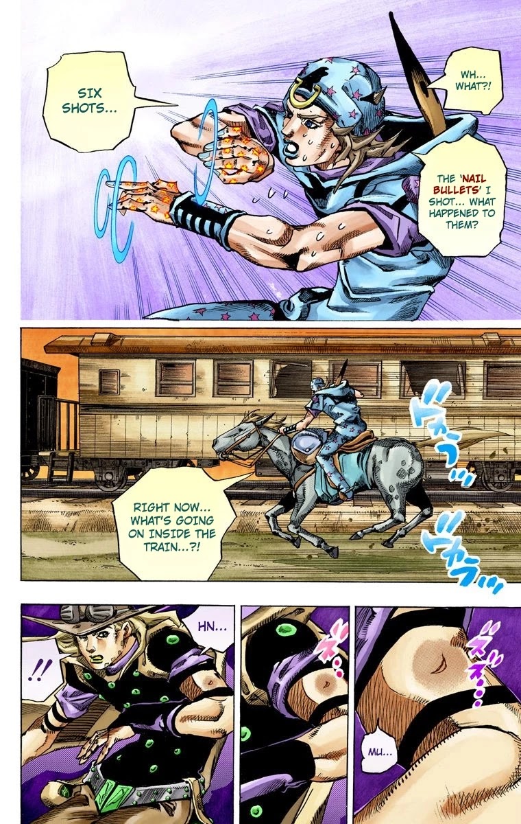 JoJo's Bizarre Adventure Part 7 - Steel Ball Run (Official Colored) Chapter 78 page 40 - Chapter 78: D4C Part 11 -Love Train-