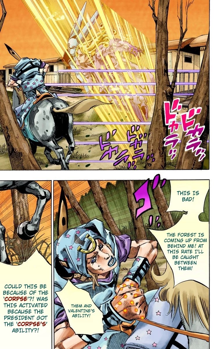 JoJo's Bizarre Adventure Part 7 - Steel Ball Run (Official Colored) Chapter 79 page 13 - Chapter 79: D4C Part 12 -Love Train-