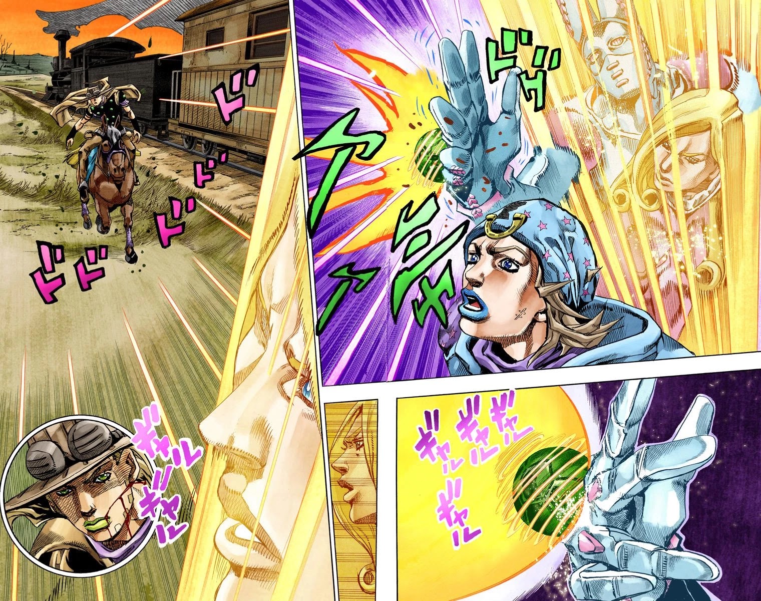 JoJo's Bizarre Adventure Part 7 - Steel Ball Run (Official Colored) Chapter 79 page 15 - Chapter 79: D4C Part 12 -Love Train-