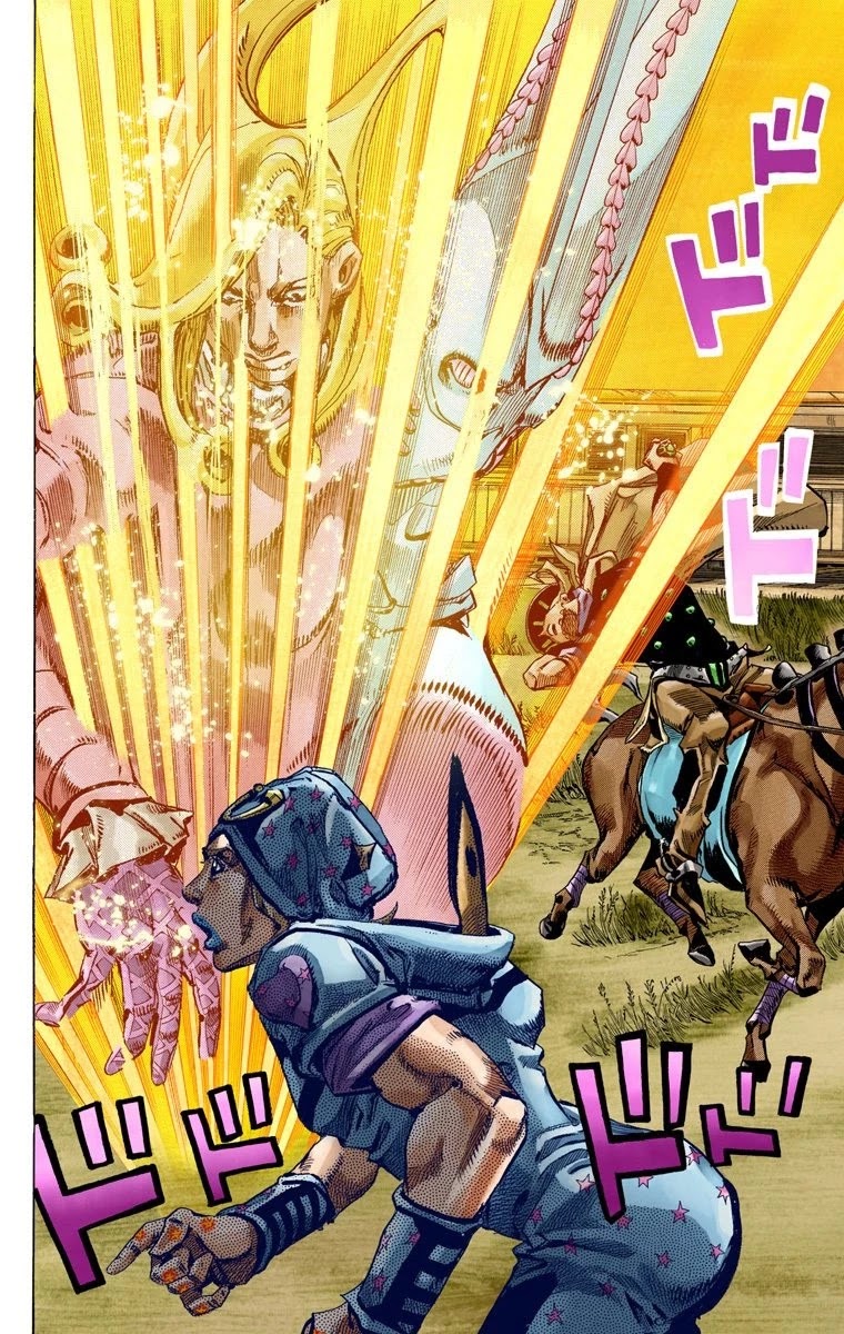 JoJo's Bizarre Adventure Part 7 - Steel Ball Run (Official Colored) Chapter 79 page 20 - Chapter 79: D4C Part 12 -Love Train-