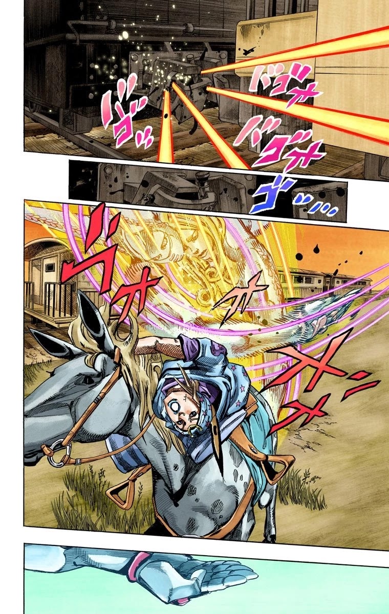 JoJo's Bizarre Adventure Part 7 - Steel Ball Run (Official Colored) Chapter 79 page 23 - Chapter 79: D4C Part 12 -Love Train-