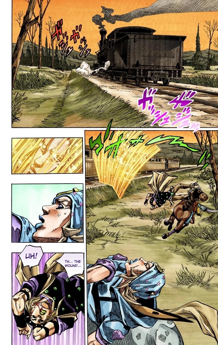 JoJo's Bizarre Adventure Part 7 - Steel Ball Run (Official Colored) Chapter 79 page 25 - Chapter 79: D4C Part 12 -Love Train-