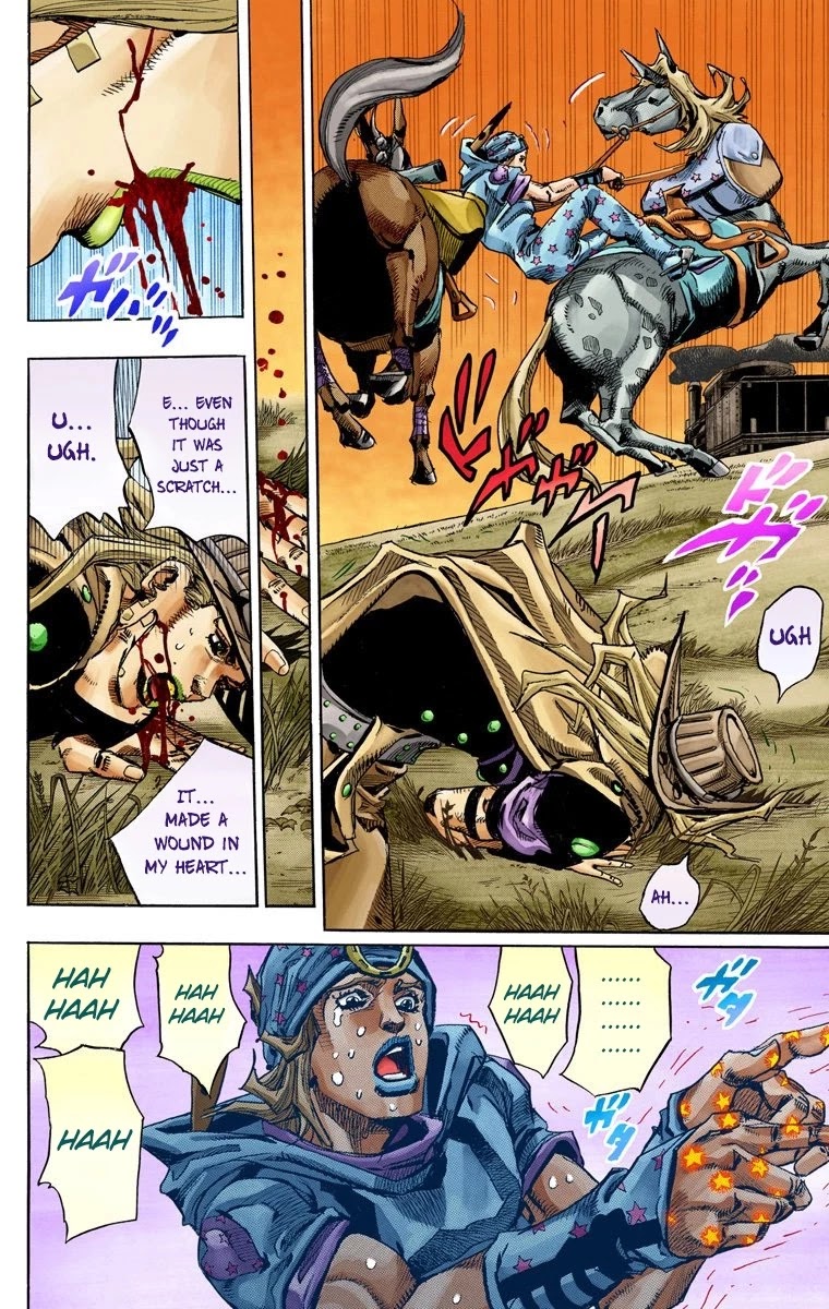 JoJo's Bizarre Adventure Part 7 - Steel Ball Run (Official Colored) Chapter 79 page 27 - Chapter 79: D4C Part 12 -Love Train-