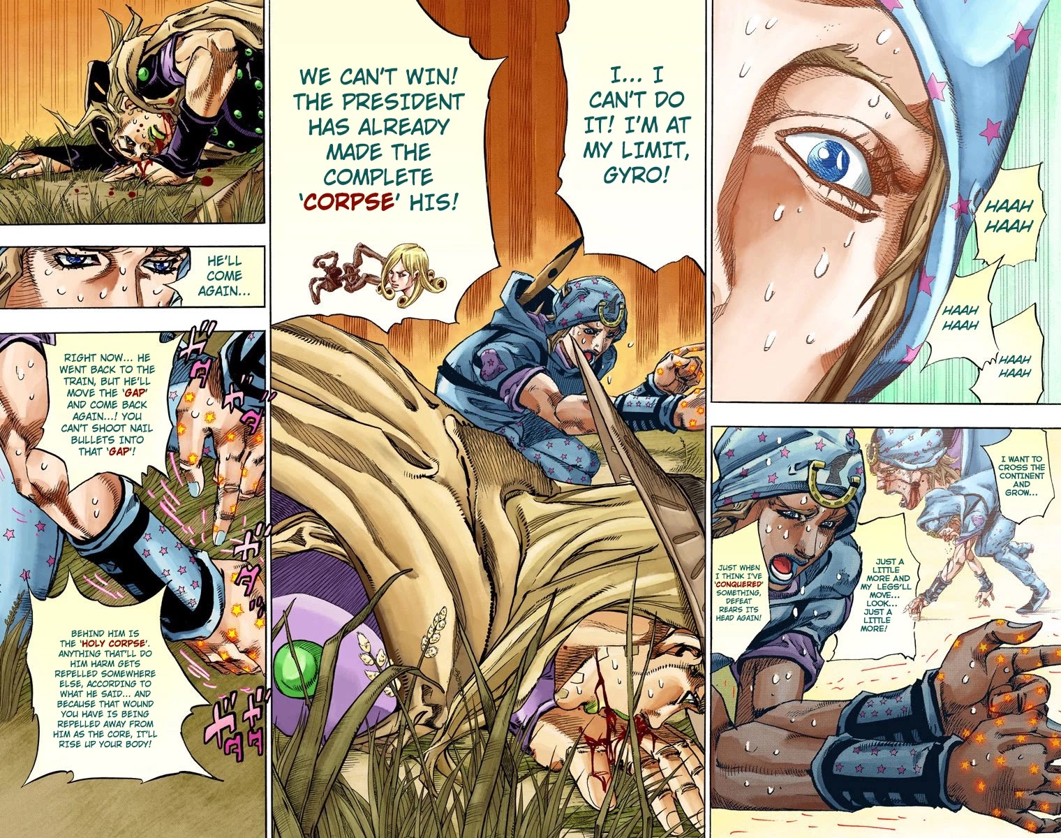 JoJo's Bizarre Adventure Part 7 - Steel Ball Run (Official Colored) Chapter 79 page 29 - Chapter 79: D4C Part 12 -Love Train-