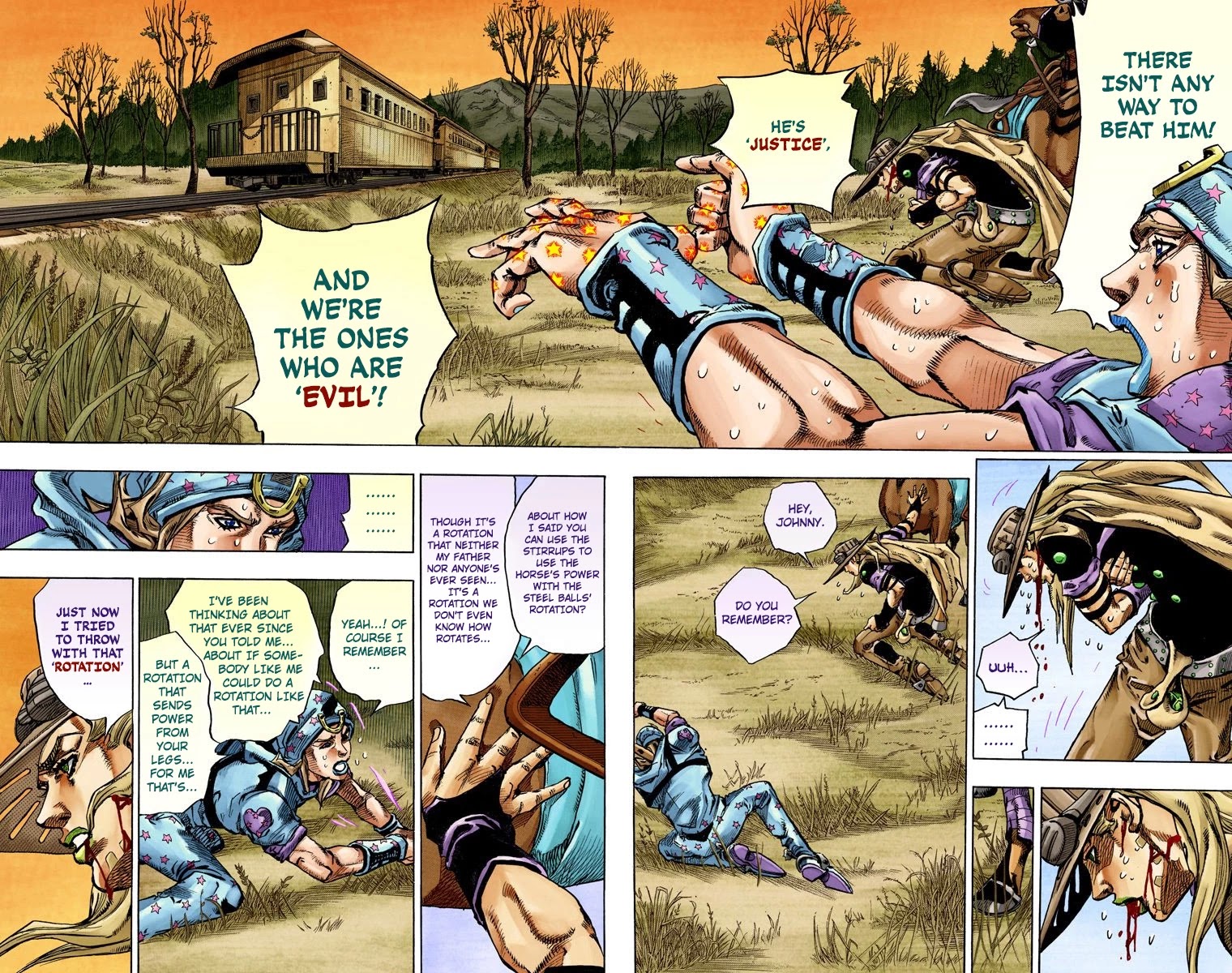 JoJo's Bizarre Adventure Part 7 - Steel Ball Run (Official Colored) Chapter 79 page 30 - Chapter 79: D4C Part 12 -Love Train-