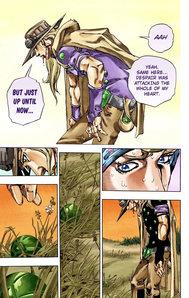 JoJo's Bizarre Adventure Part 7 - Steel Ball Run (Official Colored) Chapter 79 page 32 - Chapter 79: D4C Part 12 -Love Train-