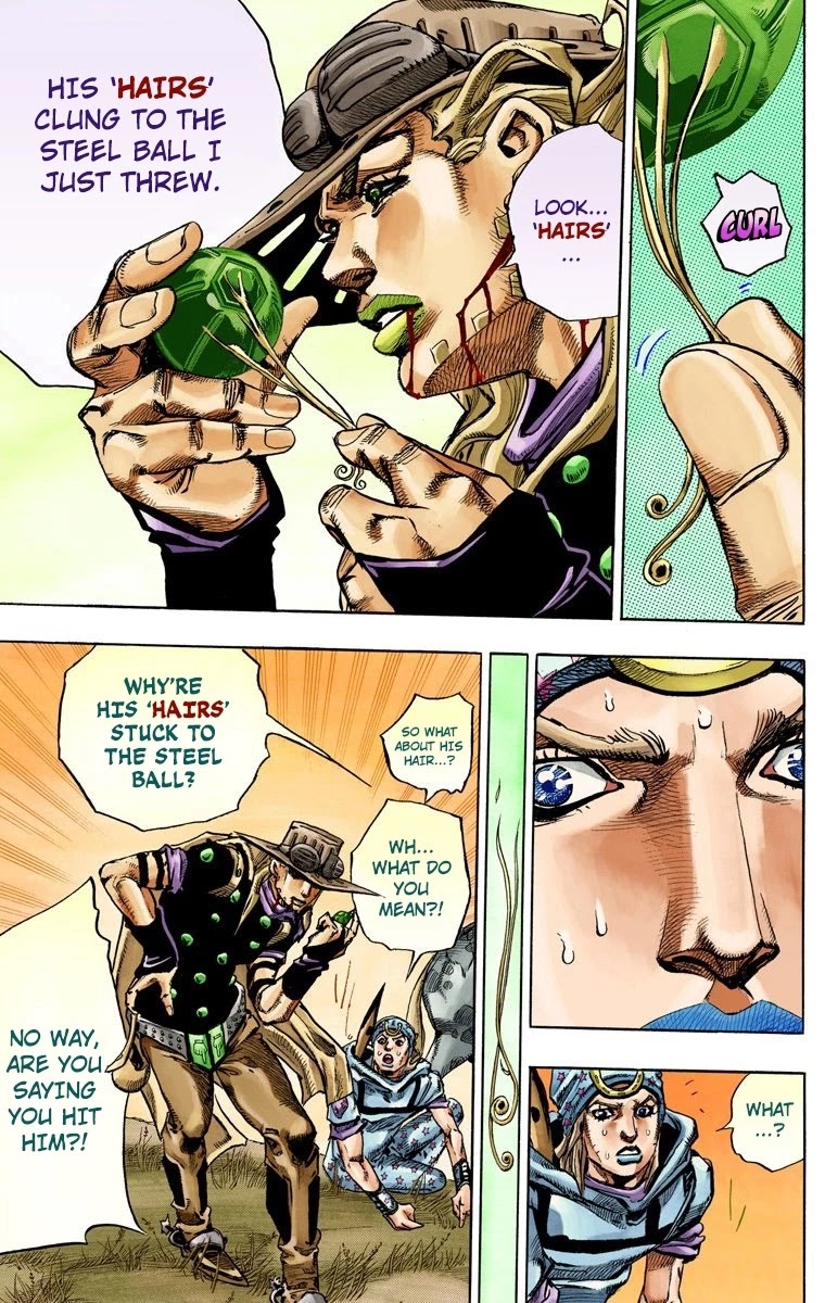 JoJo's Bizarre Adventure Part 7 - Steel Ball Run (Official Colored) Chapter 79 page 34 - Chapter 79: D4C Part 12 -Love Train-