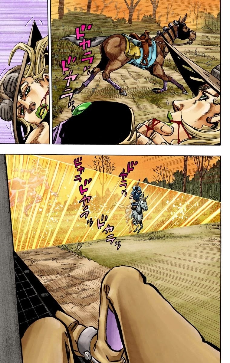 JoJo's Bizarre Adventure Part 7 - Steel Ball Run (Official Colored) Chapter 79 page 4 - Chapter 79: D4C Part 12 -Love Train-