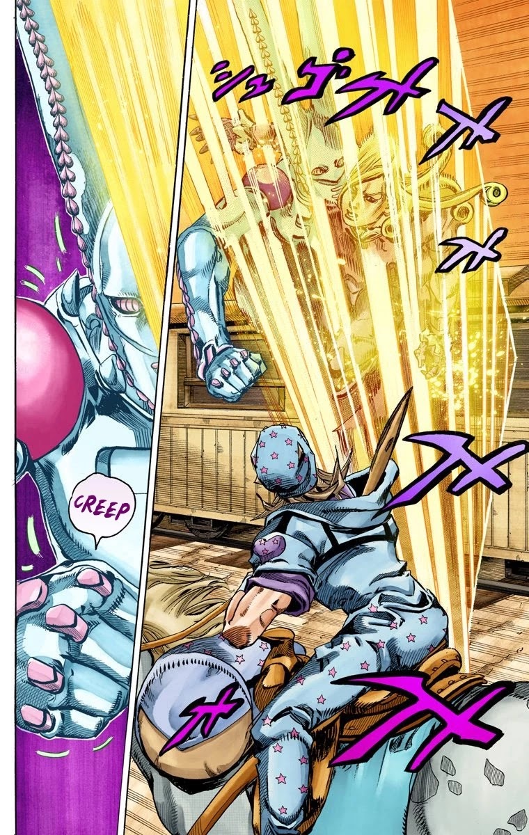 JoJo's Bizarre Adventure Part 7 - Steel Ball Run (Official Colored) Chapter 79 page 7 - Chapter 79: D4C Part 12 -Love Train-