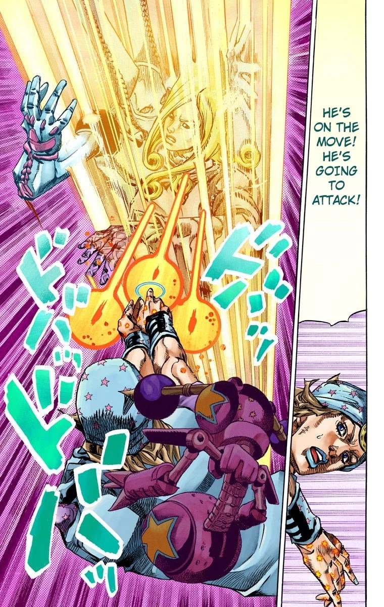 JoJo's Bizarre Adventure Part 7 - Steel Ball Run (Official Colored) Chapter 79 page 8 - Chapter 79: D4C Part 12 -Love Train-