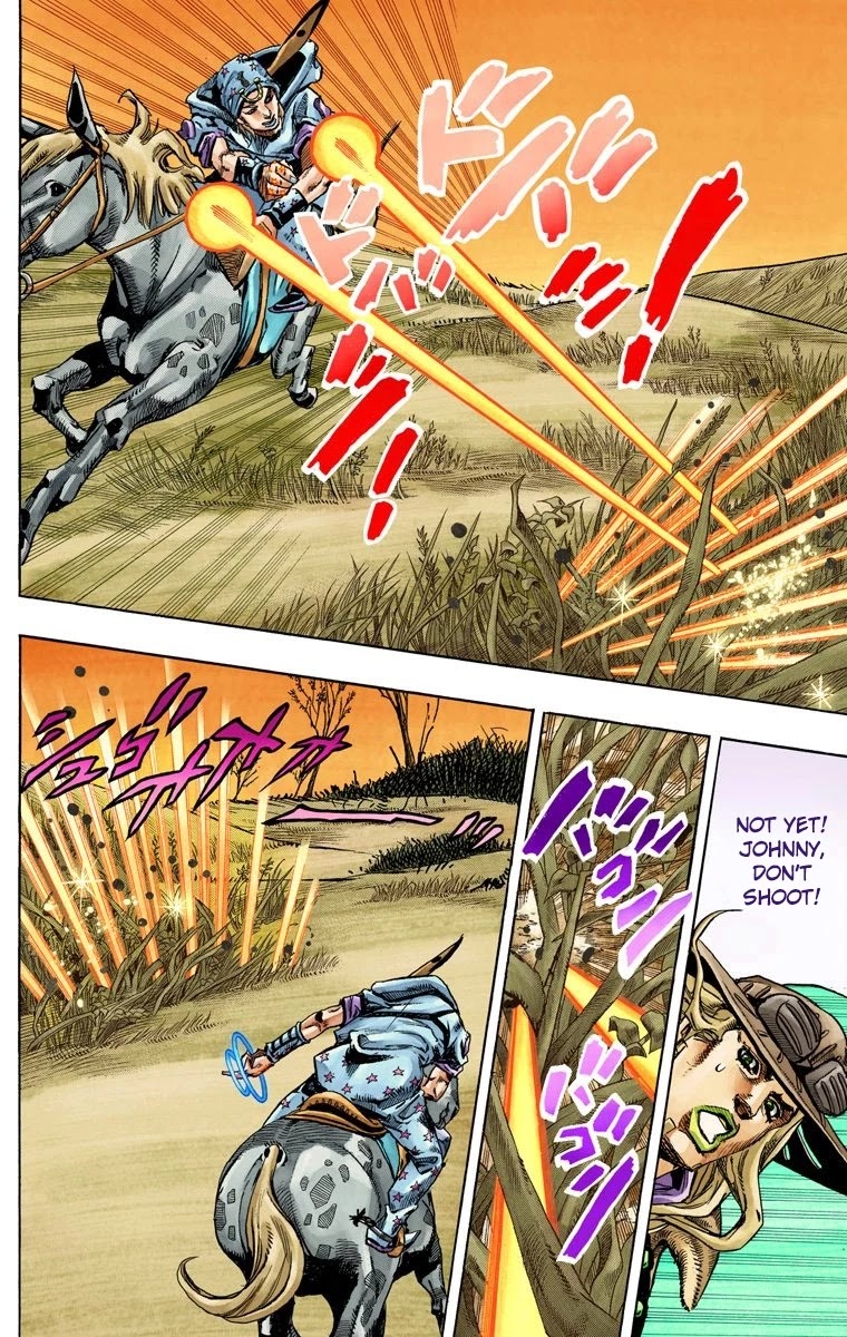 JoJo's Bizarre Adventure Part 7 - Steel Ball Run (Official Colored) Chapter 80 page 19 - Chapter 80: D4C Part 13 -Love Train-