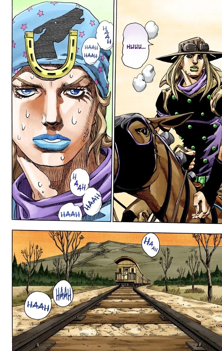 JoJo's Bizarre Adventure Part 7 - Steel Ball Run (Official Colored) Chapter 80 page 4 - Chapter 80: D4C Part 13 -Love Train-