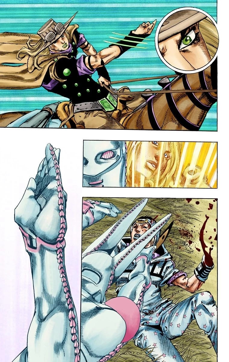 JoJo's Bizarre Adventure Part 7 - Steel Ball Run (Official Colored) Chapter 81 page 12 - Chapter 81: D4C Part 14 -Love Train-