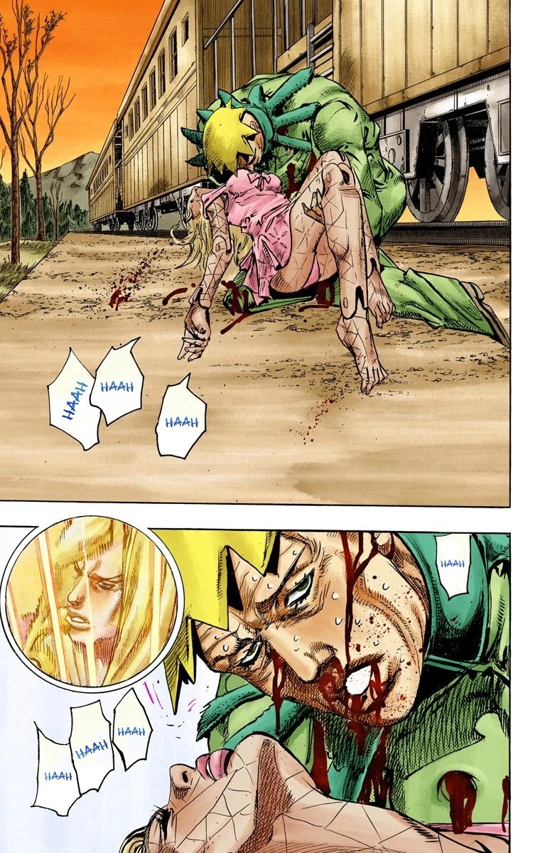 JoJo's Bizarre Adventure Part 7 - Steel Ball Run (Official Colored) Chapter 81 page 19 - Chapter 81: D4C Part 14 -Love Train-
