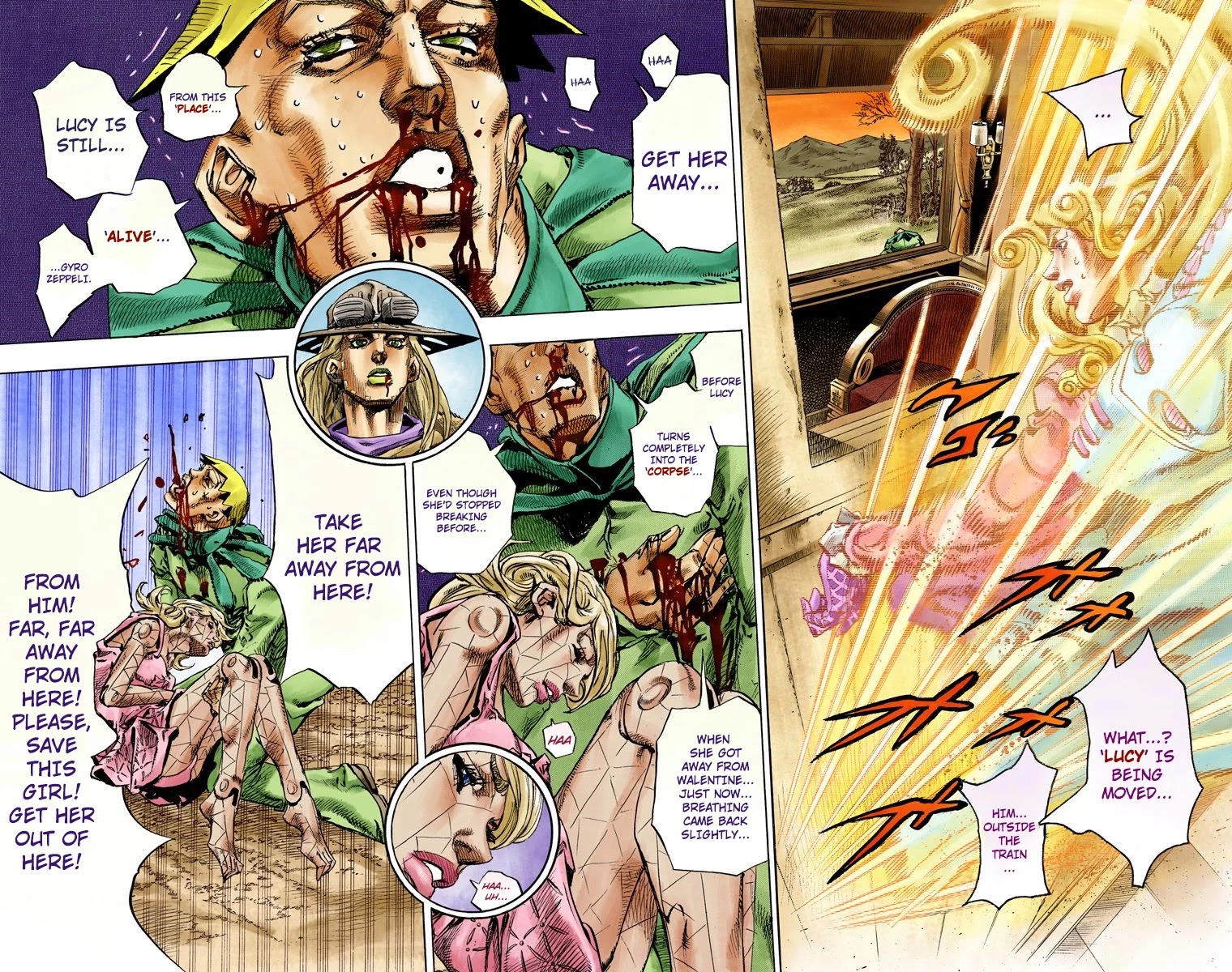 JoJo's Bizarre Adventure Part 7 - Steel Ball Run (Official Colored) Chapter 81 page 20 - Chapter 81: D4C Part 14 -Love Train-