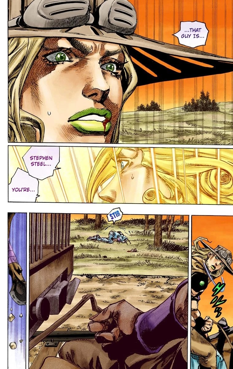 JoJo's Bizarre Adventure Part 7 - Steel Ball Run (Official Colored) Chapter 81 page 21 - Chapter 81: D4C Part 14 -Love Train-