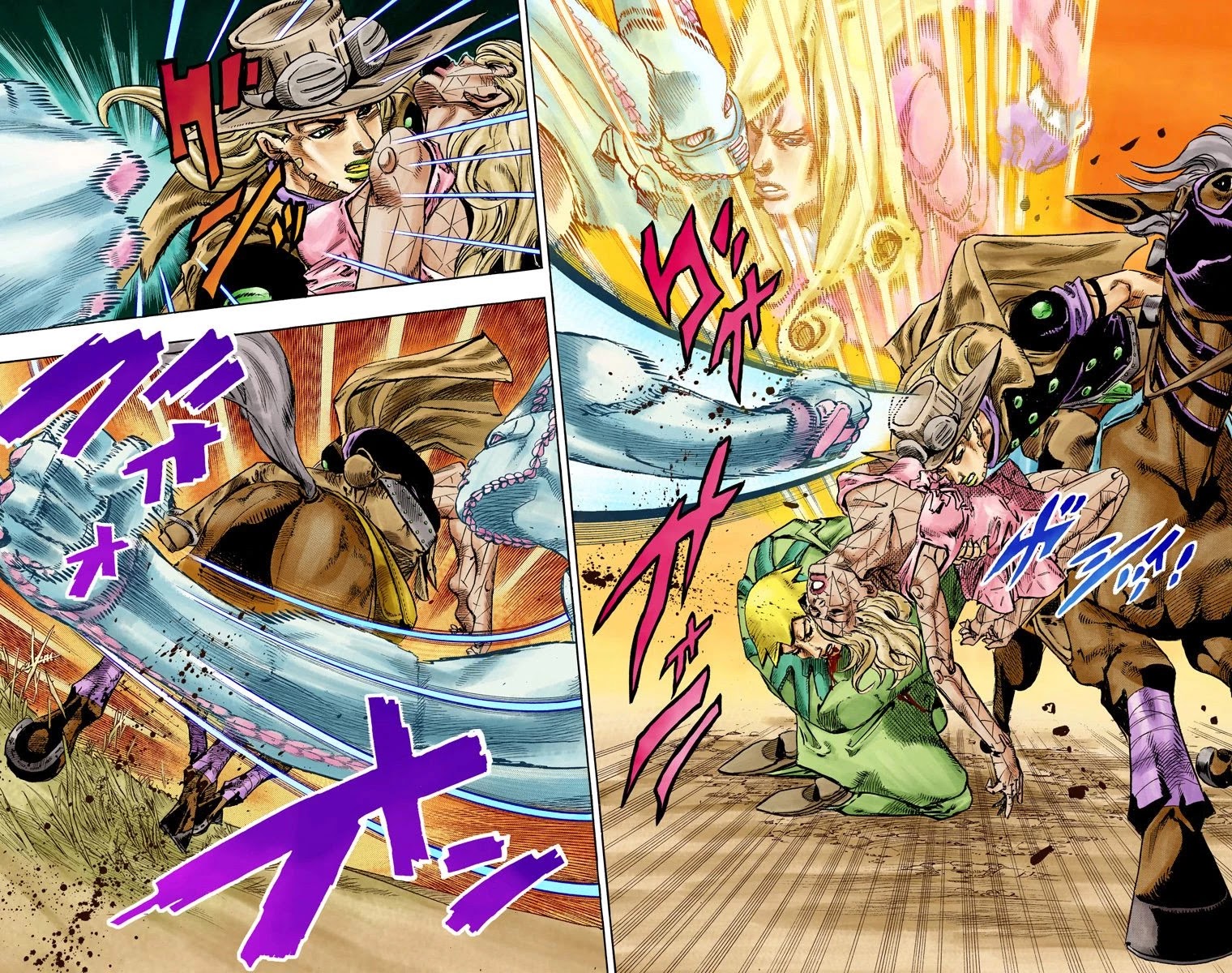 JoJo's Bizarre Adventure Part 7 - Steel Ball Run (Official Colored) Chapter 81 page 24 - Chapter 81: D4C Part 14 -Love Train-